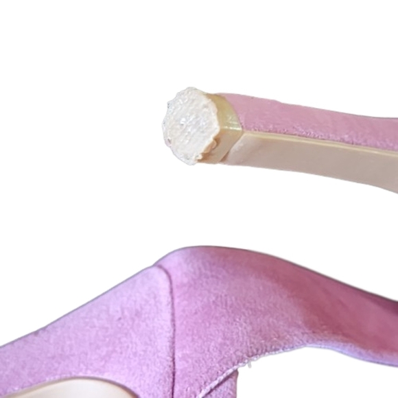 Shoe republic la high heels sandal color pink and gold size 6.5 - Picture 6 of 6